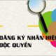 Đăng ký thương hiệu hàng hóa mới nhất đúng luật năm 2019