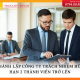 Thành lập công ty trách nhiệm hữu hạn 2 thành viên trở lên.