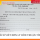 Hướng dẫn cách viết đơn ly hôn thuận tình