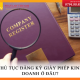 Thủ tục đăng ký giấy phép kinh doanh ở đâu?