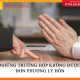 Những trường hợp không được đơn phương ly hôn.