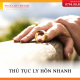 thủ tục ly hôn nhanh nhất