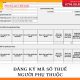 Thủ tục đăng ký mã số thuế người phụ thuộc