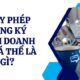 Giấy phép đăng ký kinh doanh hộ cá thể là gì?