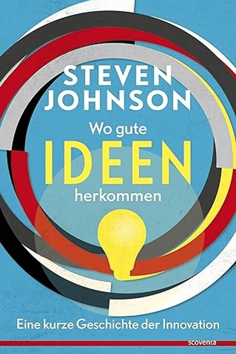 Cover des Buches "Wo gute Ideen herkommen" von Steven Johnson.