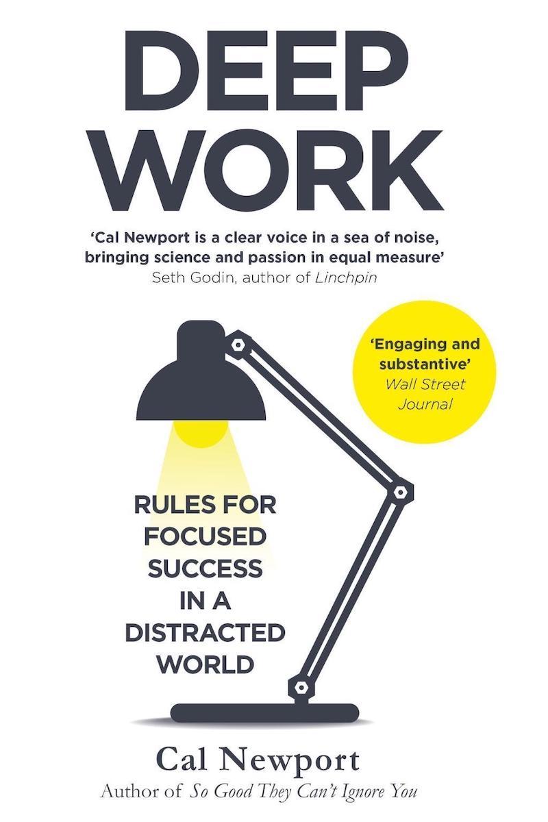 Cover des Buches Deep Work von Cal Newport.