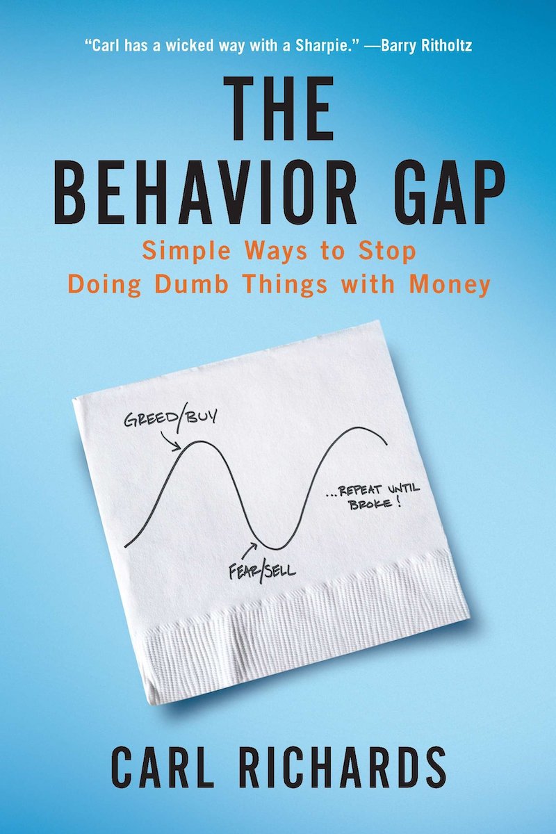 Cover des Buches The Behavior Gap von Carl Richards.