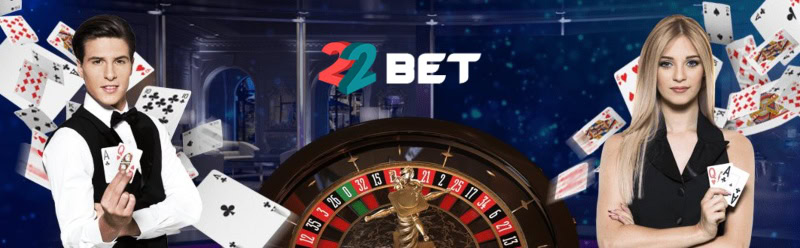 22bet Tùy chọn sòng bạc