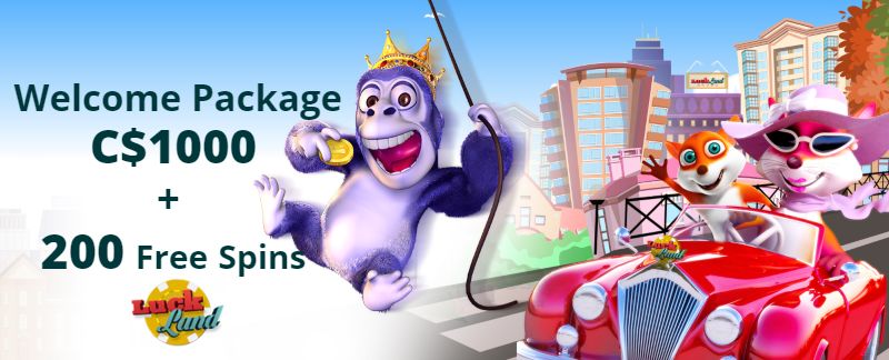 Luckland Casino Welcome Bonus