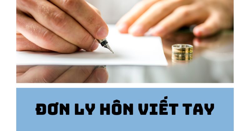 Đơn ly hôn bằng tay