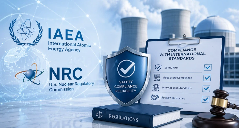 International atomic Energy Association (IAEA) and Nuclear Regulatory Commission (NRC)