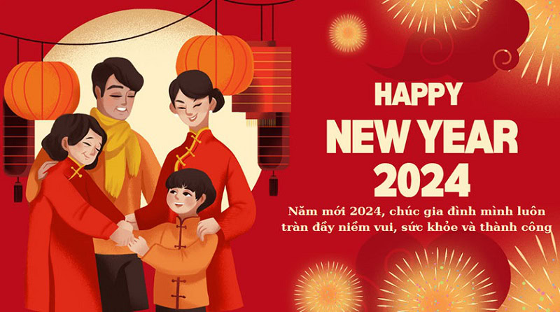 Chúc mừng năm mới gia đình.