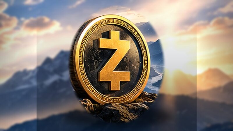 Cinematic Zcash privacy-coin visual representing the 2026 ZEC price threshold prediction market