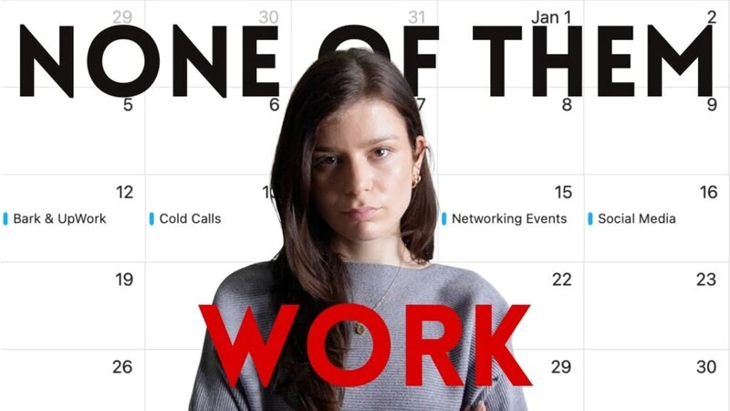 YouTube thumbnail 'None of them work'