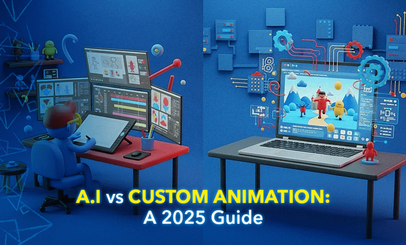 AI vs. Custom Animation: A 2025 Guide