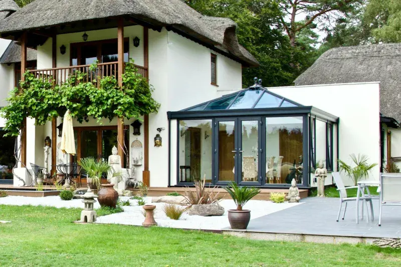 ultraframe glass conservatory
