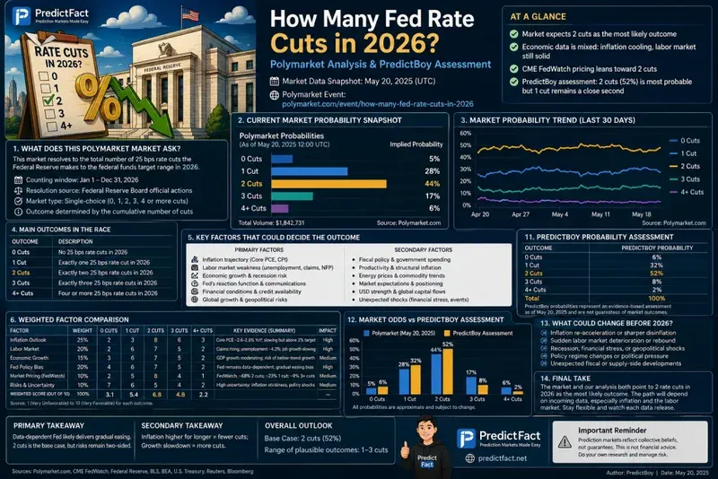 Summary of analysis : How Many Fed Rate Cuts in 2026?