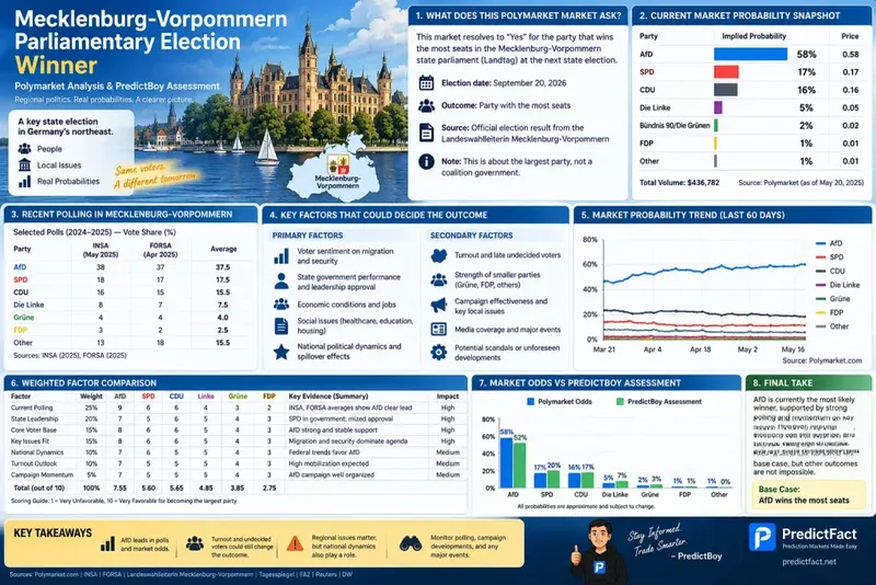 Summary of analysis : Mecklenburg-Vorpommern Election Winner