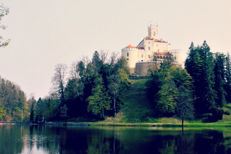 Trakošćan castles in croatia