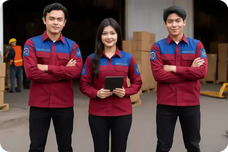Tim ekspedisi Surabaya Makharya Cargo melayani pengiriman barang ke Sumatera