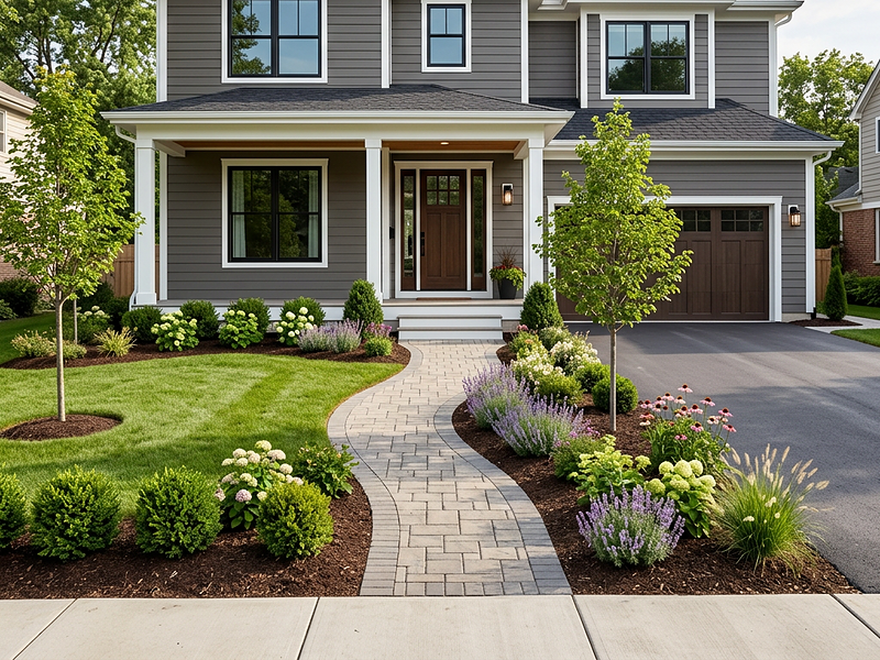 Completed residential construction project by Hubble Contracting in Michigan