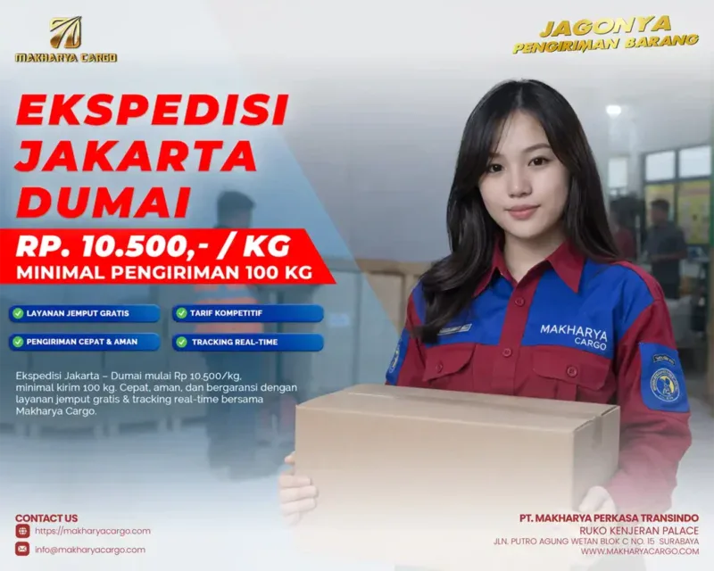jasa pengiriman barang dari jakarta bersama makharya cargo