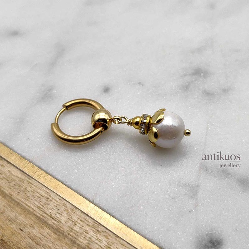 Bling Bling, Keshi pearl earring