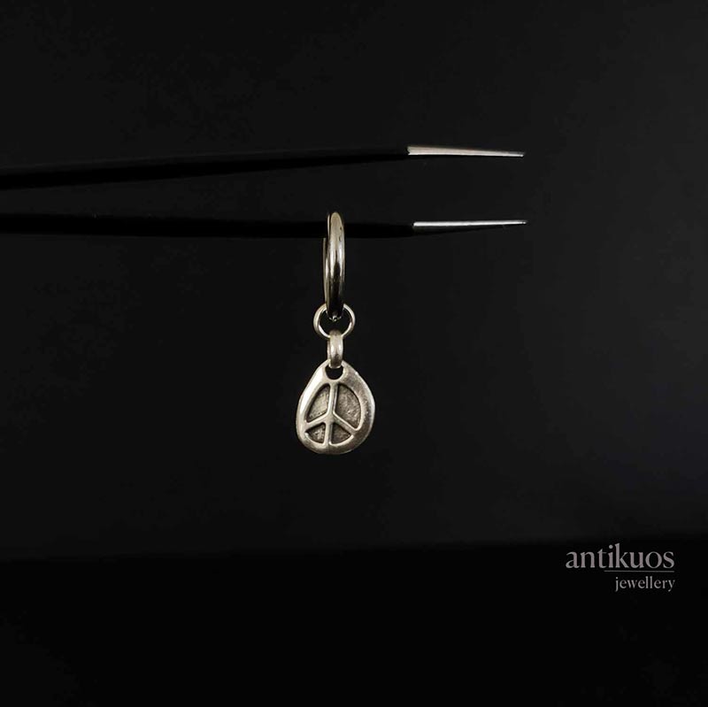 Simple Peace earring - Image 3