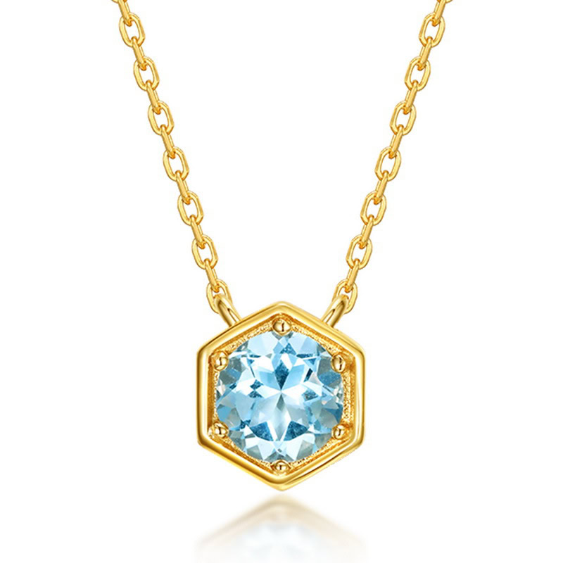 Aquamarine Wealth Necklace Five Elements Balance 2025 Jewelry Design