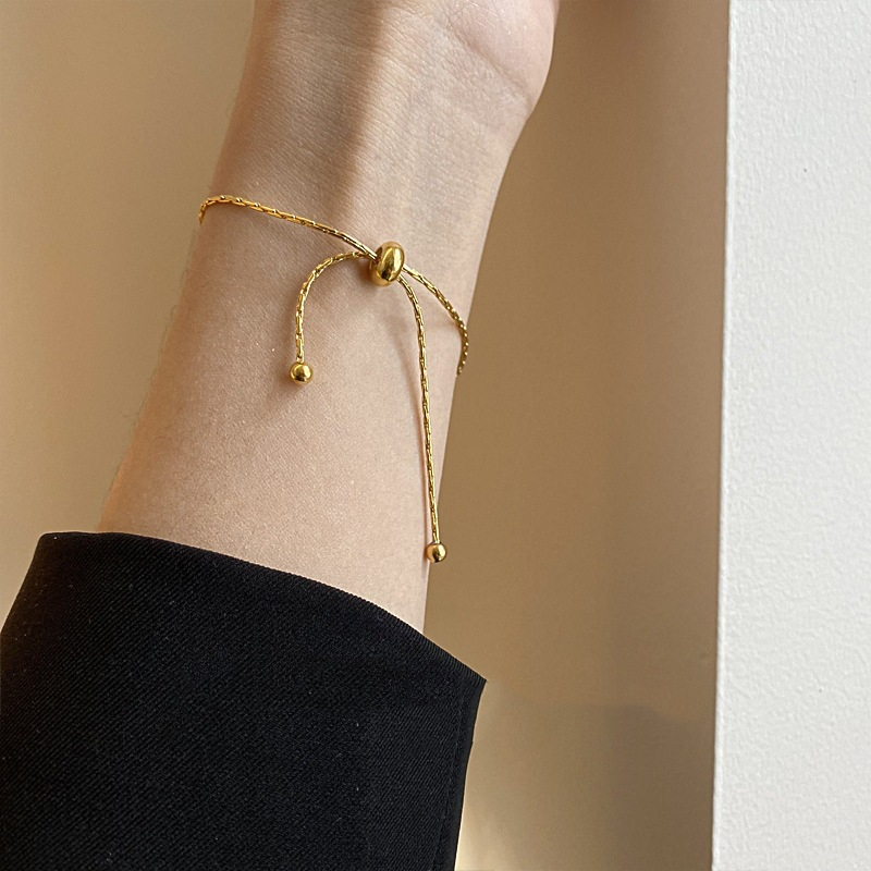 "Bohemian Letter Bracelet Gold Feng Shui"