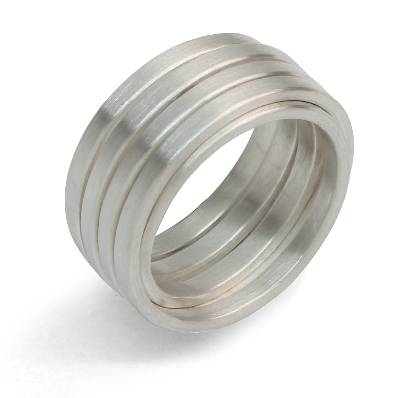 Silver wrap ring