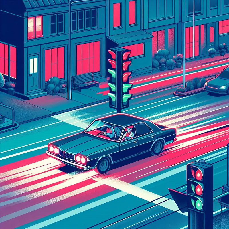 Lỗi ô tô vượt đèn đỏ