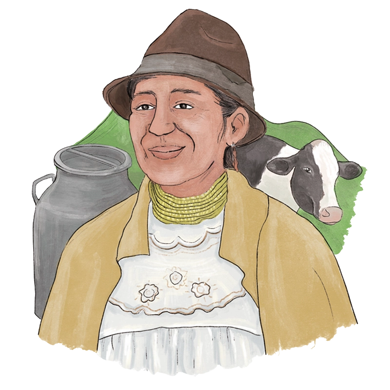 Ilustración Leche