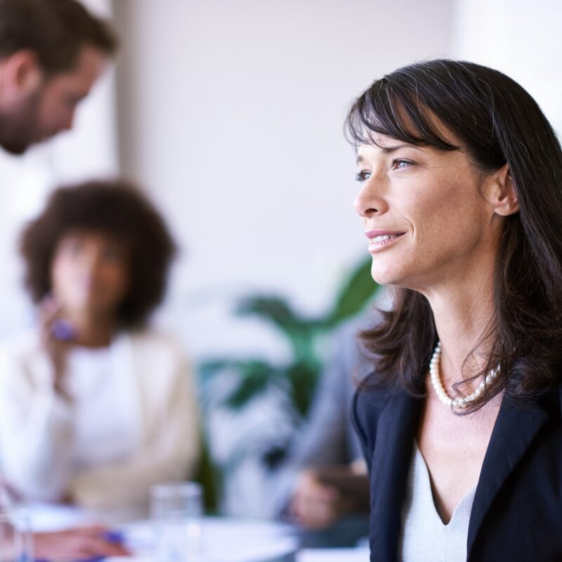 article banner image featuring a female CEO
