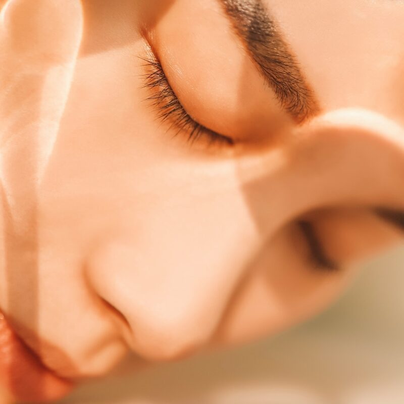 article banner featuring close-up look at a woman's face
