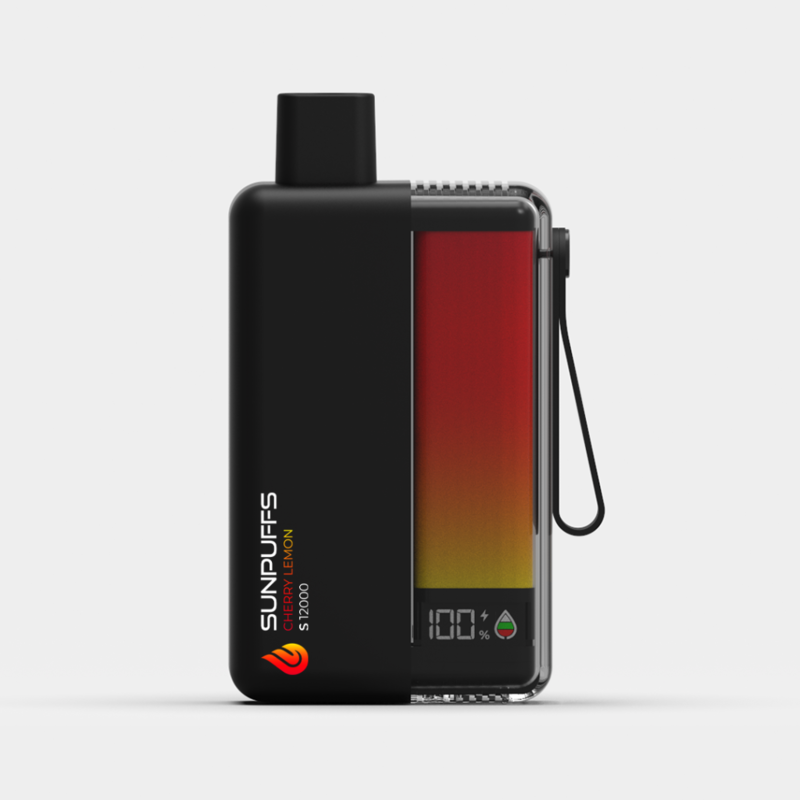 S 12000 Cherry Lemon disposable vape by SunPuffs