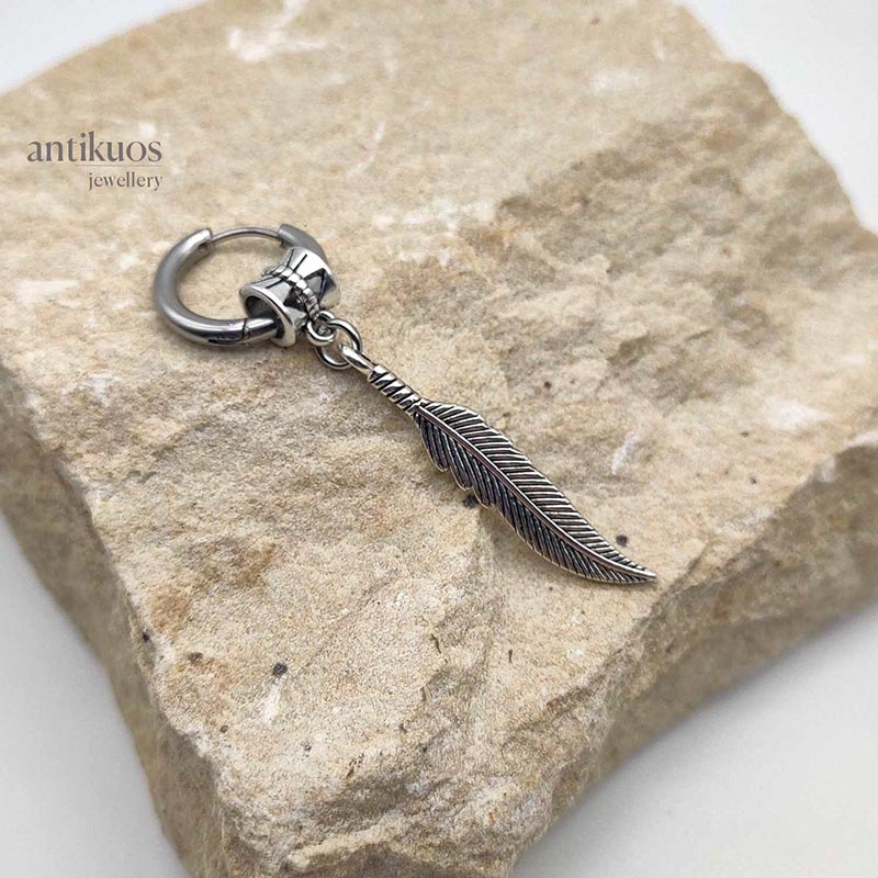 Feather earring - Image 4