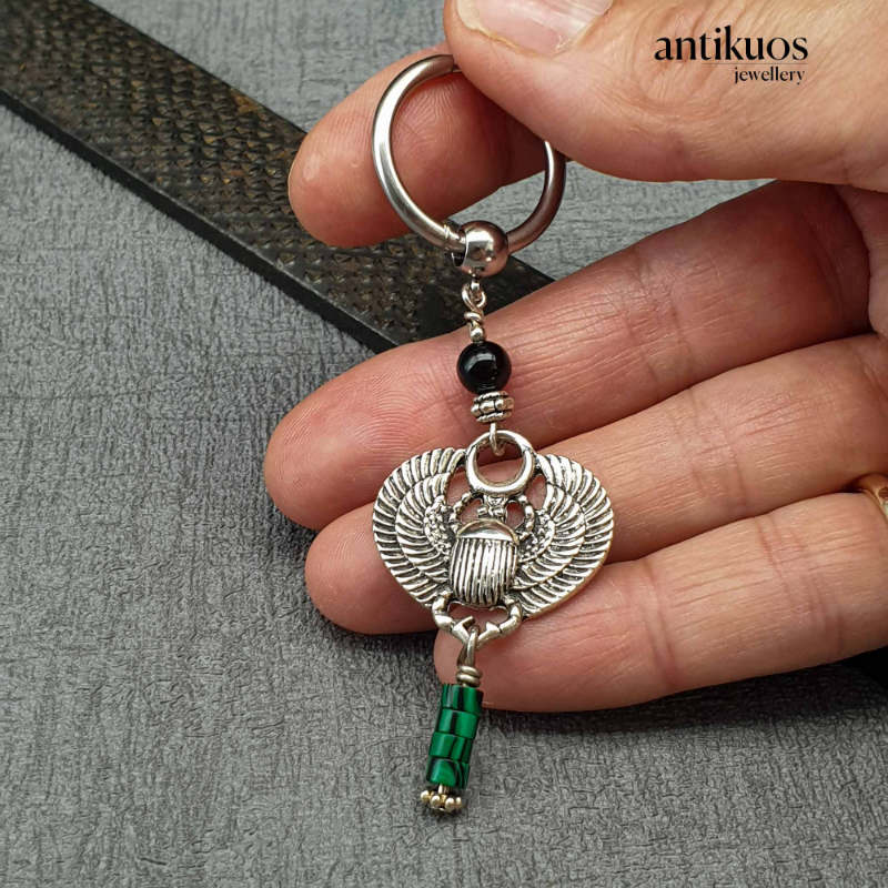 Egyptian Scarab earring - Image 2