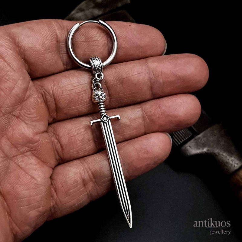 Bastet sword earring - Image 3