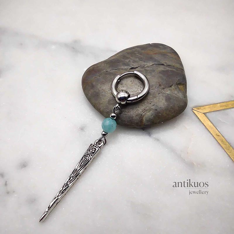 Arion, tribal spike earring