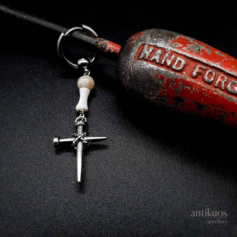 Cross and Bones earring