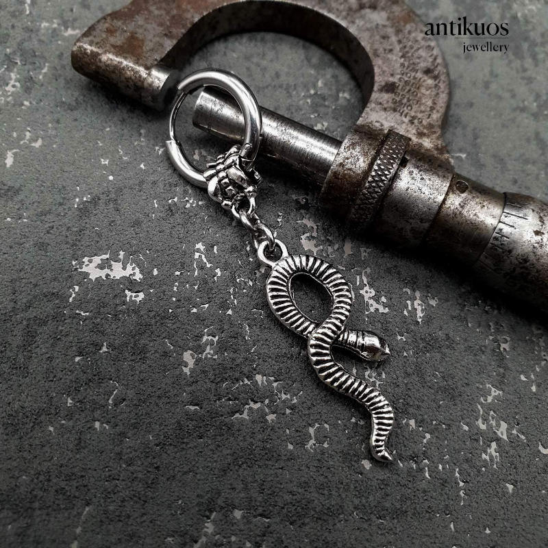 Rattlesnake earring