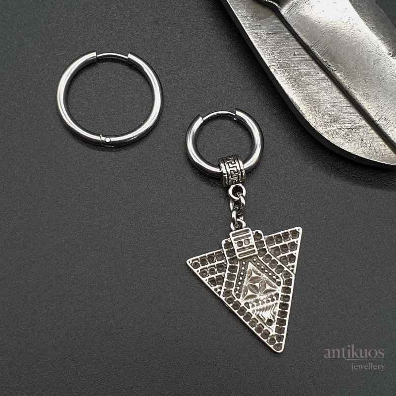 Inca Triangle earring