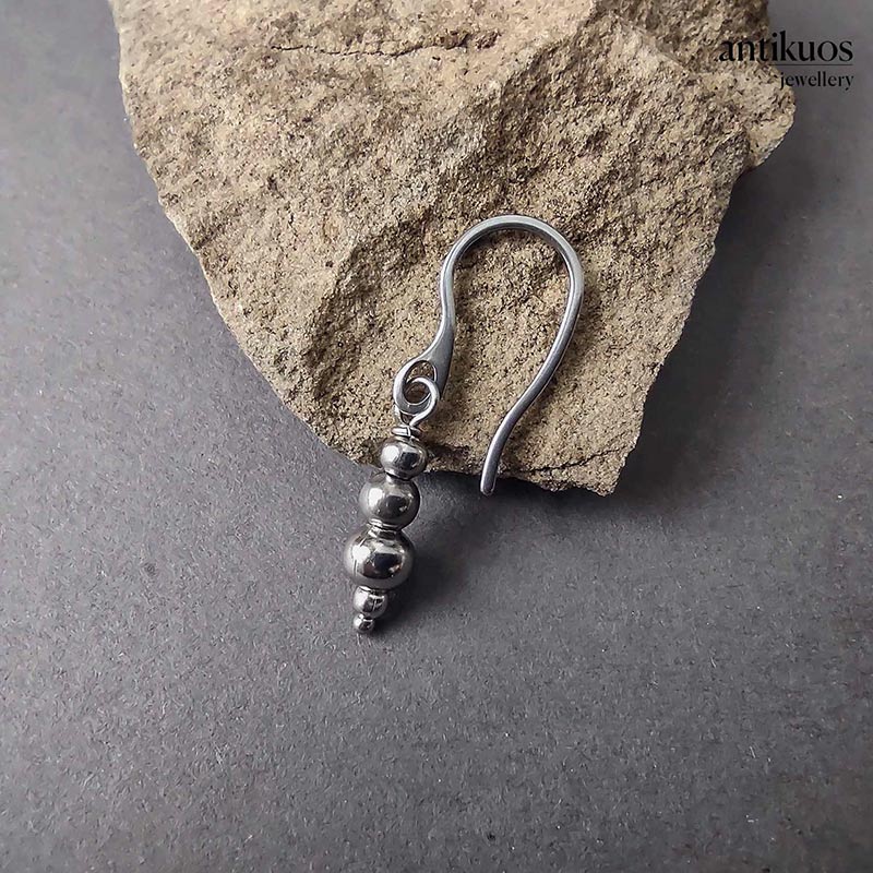 Inline Steel Balls earring - Image 2