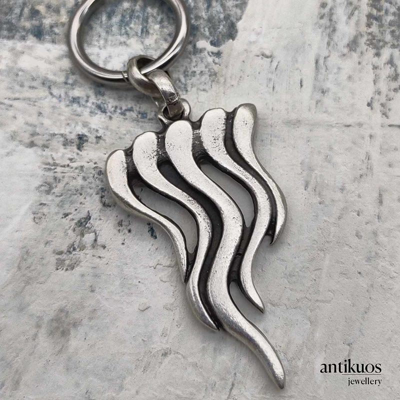Flames earring