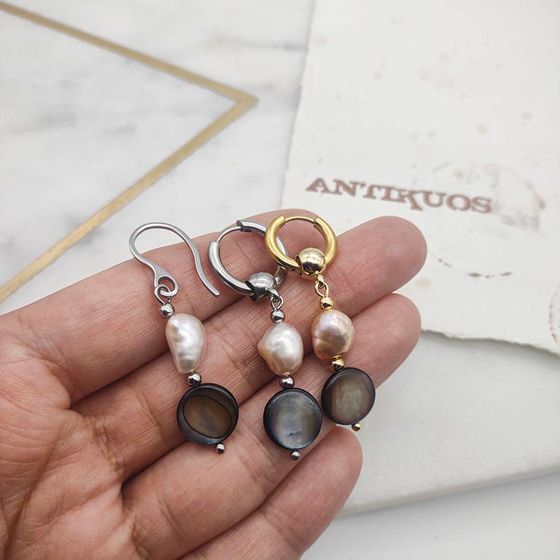 Together, baroque pearl earring - Image 2