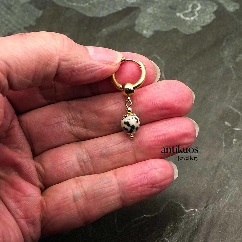 Spotted, Jasper earring - Image 3