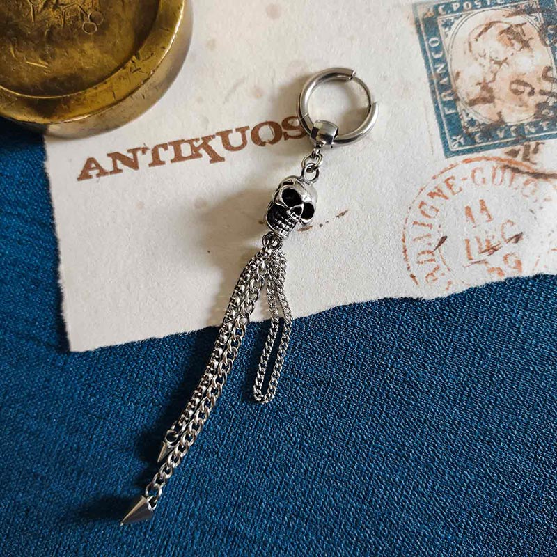 Skull and Chains earring