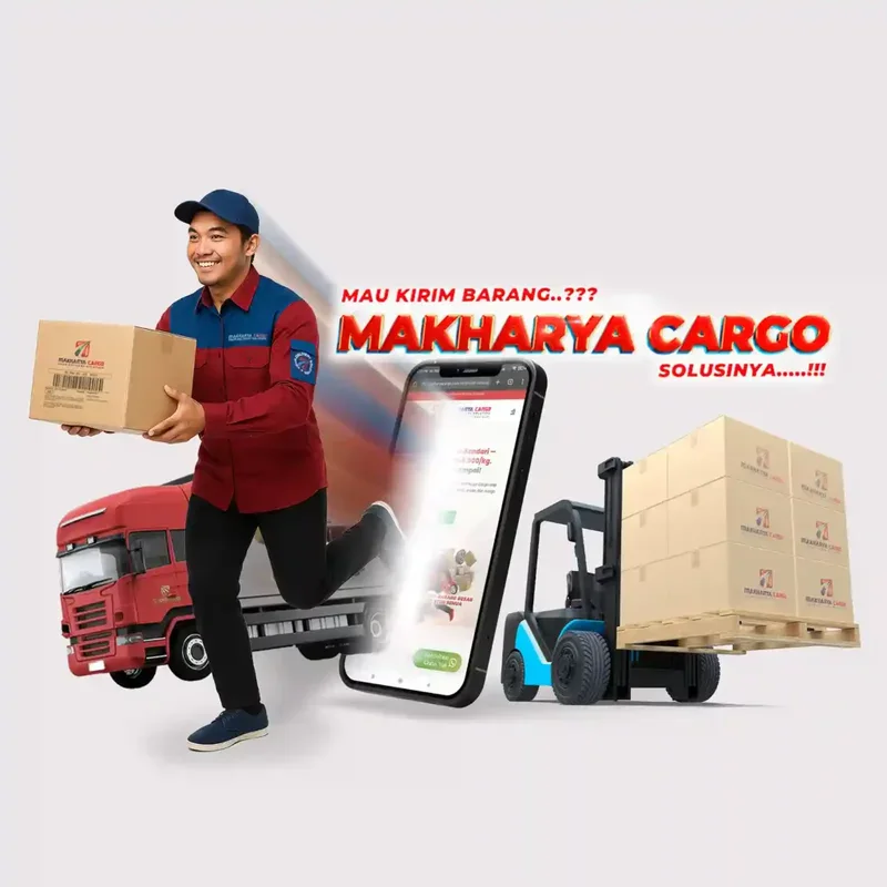 Armada pengiriman Makharya Cargo untuk ekspedisi Surabaya Manado siap berangkat dari pelabuhan Surabaya.