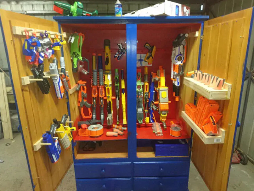 Nerf Storage Idea_cabinet